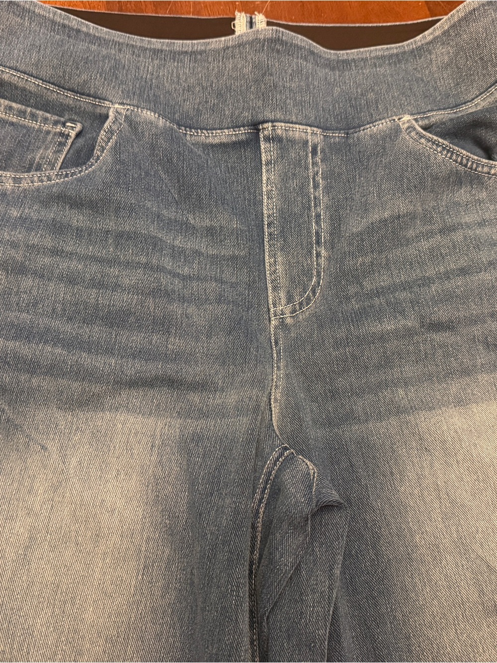Halara Flex™ High Waisted Stripe Wide Leg Casual Jeans. - Picture 5 of 12
